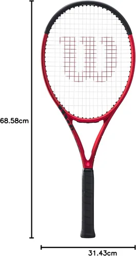 Vista 8 de Wilson Clash 100 Pro V2 - Raqueta de tenis sin cuerdas