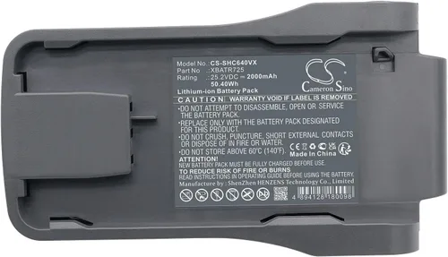 Vista 6 de 25.2V Shark IZ640H XBATR725 Batería de repuesto para Shark IZ662H IZ300UK inalámbrico Vertex Pro Stick Vacu IZ320UKT IZ300UKTDB IZ320UK IZ300UKT