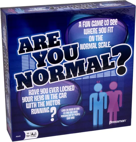 Vista 2 de Pressman ¿Eres normal? Juego de mesa, azul
