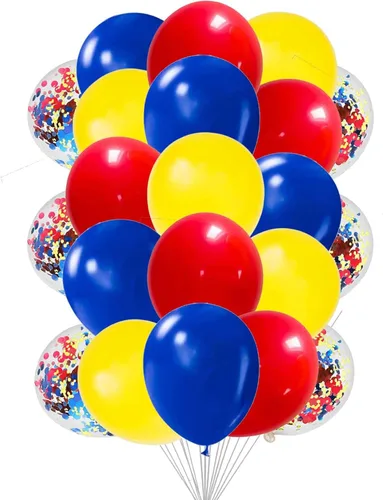 Vista 12 de We Moment Globos negros de 12 pulgadas color verde oscuro y dorado metálico cromado con globos de confeti, para baby shower, decoración de fiesta