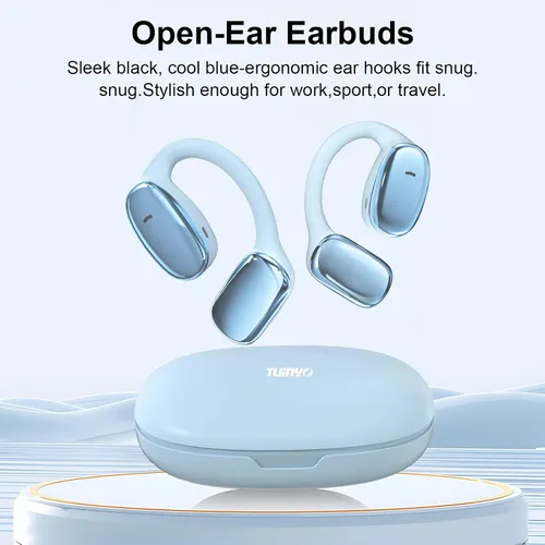 Vista 3 de TUINYO Auriculares de traducción, azul