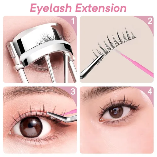 Vista 4 de Brochas micro aplicadoras y hisopos de algodón de microblading – Suministros de belleza de precisión para extensiones de pestañas, maquillaje