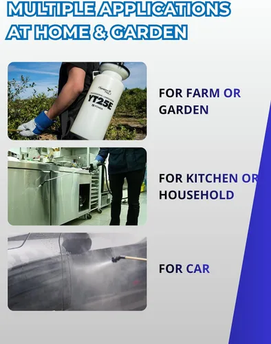 Vista 12 de Sprayers Plus YT25E Pulverizador de Césped y Jardín a Batería, Pulverizador Portátil Recargable de 2 Galones con Litio-ion de 12V, Vara y Boquilla