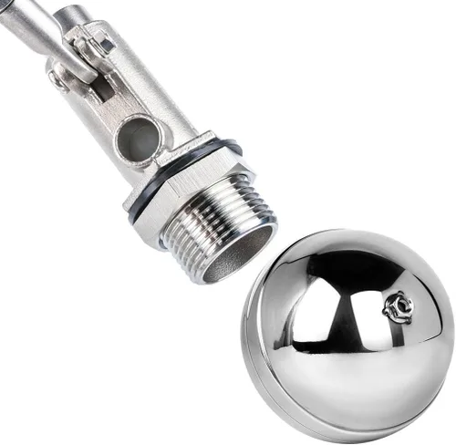 Vista 5 de 316L Stainless Steel Float Ball Valve - 1/2inch & 3/4inch Fully Automatic Water Level Control for Tanks & Towers 1pcs(3/4inch)