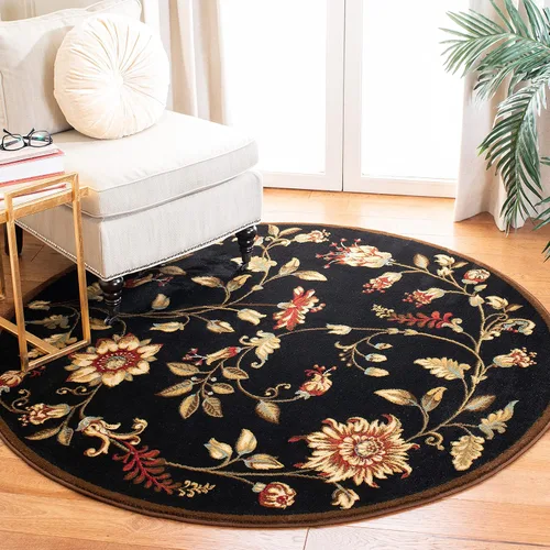 Vista 36 de SAFAVIEH - Alfombra de acento de la colección Lyndhurst, 3'3" x 5'3", color negro y multi, diseño floral tradicional, no desprende pelusa y de fácil