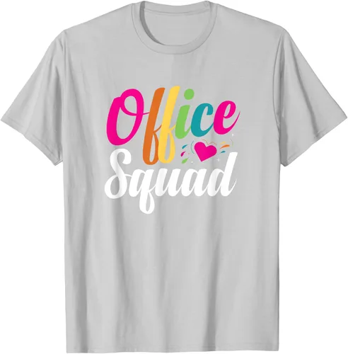 Vista 19 de Oficina escuadra administrativa asistente escuela secretario regalo camiseta Negro