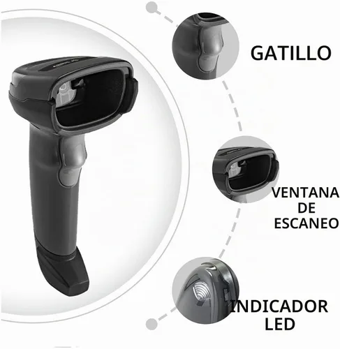 Vista 6 de Zebra DS2208 Series - Kit de cámara de imágenes con cable de rango estándar de mano con cable USB blindado, negro (DS2208-SR7U2100AZW)