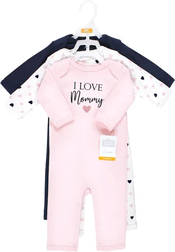 Vista 2 de Hudson Baby baby-girls Cotton Coveralls