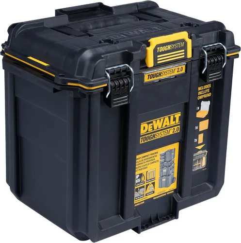 Vista 3 de DEWALT TOUGHSYSTEM 2.0 Caja de herramientas profunda compacta y duradera con divisores extraíbles (DWST08035)