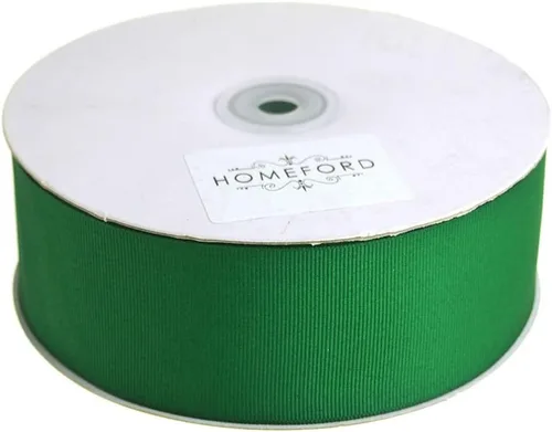 Vista 77 de Homeford Cinta de grogrén macizo, 50 yardas (1-1/2 pulgadas, oro antiguo)