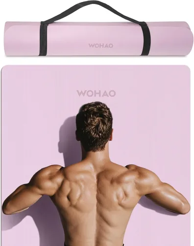 Vista 7 de Extra Wide & Thick 8mm Yoga Mat, 72"x31.5