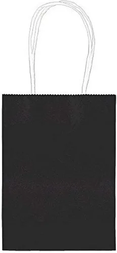 Vista 5 de Kiwi - Bolsas de papel kraft verde para fiestas, 5 pulgadas, 1 unidad, perfectas para eventos temáticos de colores y regalos