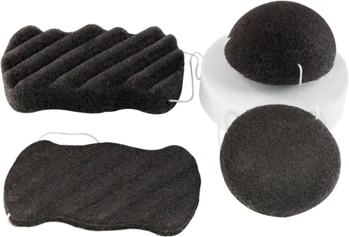 Vista 12 de Konjac - Juego de esponjas faciales orgánicas exfoliantes, exfoliantes faciales suaves diarios, cuidado de la piel, esponja limpiadora corporal