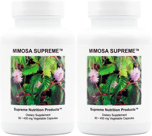 Vista 5 de Supreme Nutrition Mimosa Supreme, 90 cápsulas puras de semillas de Mimosa Pudica