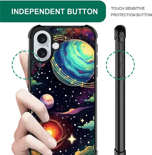 Vista 870 de Funda compatible con iPhone 15, diseño de elefantes africanos, diseño increíble a prueba de golpes, antiarañazos, carcasa trasera de policarbonato