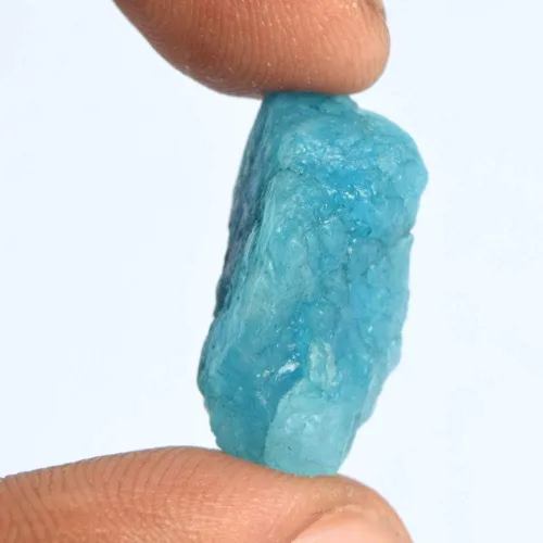 Vista 2 de GEMHUB Aguamarina azul cristal curativo 18.50 Ct Egl certificado Natural Aguamarina sin cortar azul áspero aguamarina DT-221, Gema, Brasil