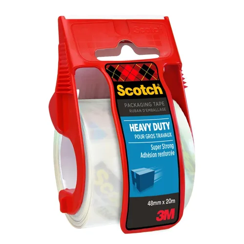 Vista 2 de Scotch Cinta de embalaje sobre dispensador Easy Start 1.654 in x 66.6 ft