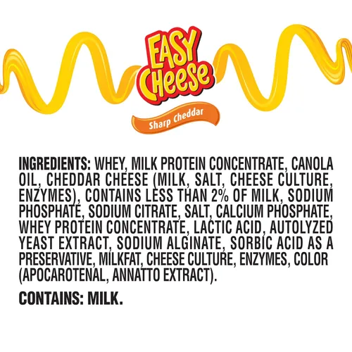 Vista 7 de Easy Cheese Aperitivo de queso cheddar afilado, 8 onzas