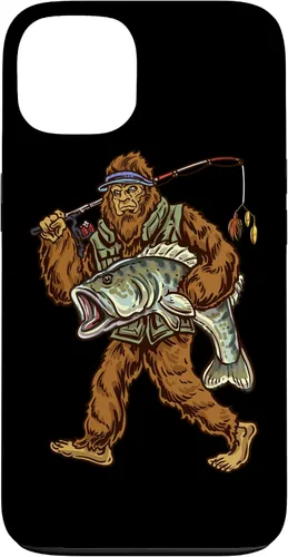 Vista 7 de Largemouth Bass Fishing Bigfoot Fisherman Case for iPhone 17