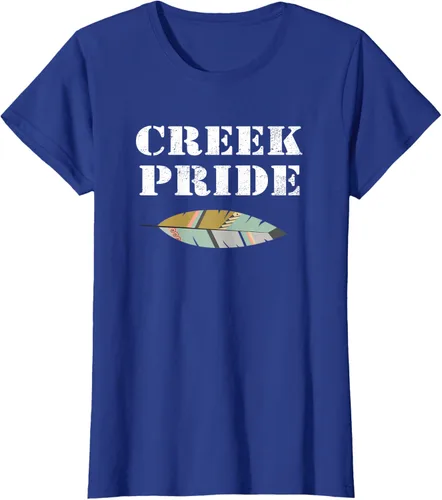 Vista 49 de Creek Native American Pride - Camiseta, Negro, S