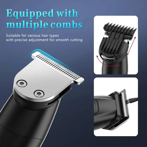 Vista 5 de Bomxin Manscape - Cortadora de cuerpo y barba para hombres, impermeable