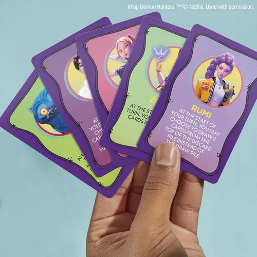 Vista 4 de Oferta de monopolio: juego de cartas Kpop Demon Hunters Juegos familiares para niños, preadolescentes, adolescentes y adultos 2-5 jugadores 15