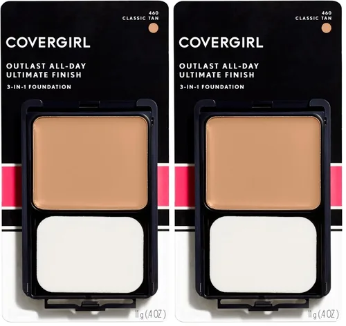 Vista 26 de COVERGIRL Outlast All-Day Ultimate Finish Foundation, Classic Tan, 0.4 onzas (paquete de 1) (el embalaje puede variar)