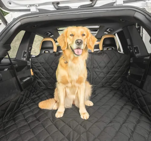 Vista 8 de Forro impermeable acolchado para camioneta de carga, solapa paragolpes, lavable en lavadora, Extra grande, Bronceado