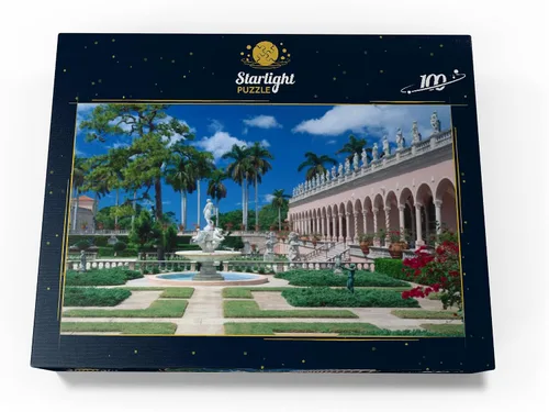 Vista 4 de MyPuzzle Inner Courtyard of The Ringling Museum of Art en Sarasota, Florida, Estados Unidos, rompecabezas prémium de 100 piezas para adultos