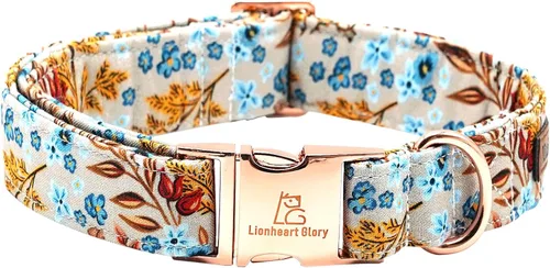Vista 28 de Lionheart glory Collar de perro, collar azul para perros pequeños, collar de dinosaurio ajustable para perros pequeños, regalo para mascotas