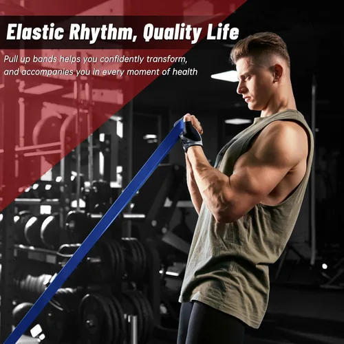 Vista 7 de Pull Up Assistance Bands, 5-Level Resistance Bands for Working Out, Pull Up Bands for Men & Women, Exercise Bands for Full-Body Training, Fitness