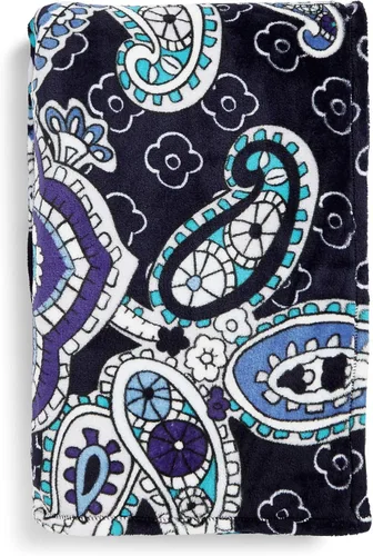 Vista 12 de Vera Bradley Manta de forro polar para mujer, manta de felpa suave para sofá, dormitorio y decoración del hogar