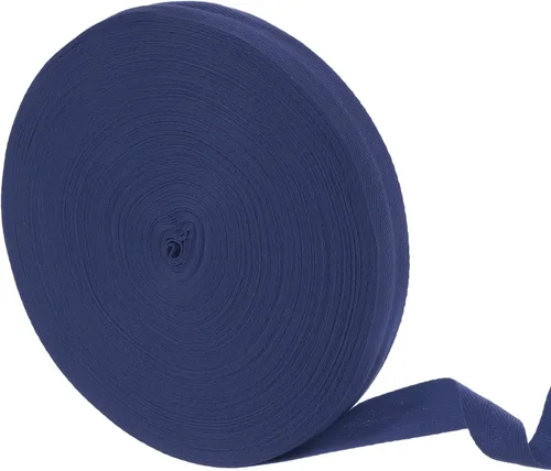 Vista 96 de uxcell Cinta de sarga de algodón de 50 yardas, cinta de espiga de 3/8 pulgadas para coser ropa, manualidades (azul)