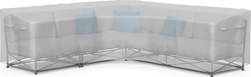 Vista 2 de Simple Houseware Funda de sofá modular en forma de V para patio, impermeable, 600D resistente, 100 pulgadas de ancho