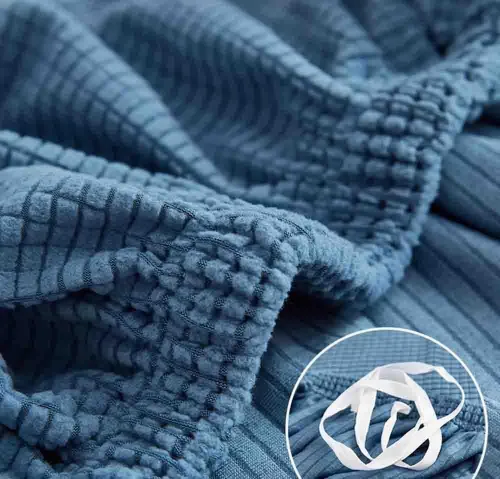 Vista 3 de Fundas de sofá de alta elasticidad para sofá, fundas de sofá de jacquard antideslizantes con parte inferior elástica, protector de muebles