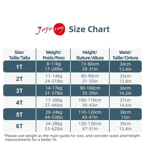 Vista 5 de Joyo roy 6 piezas de pañales de tela impermeable, ropa interior de plástico reutilizable para niños pequeños, fundas de pañales para niños, ropa