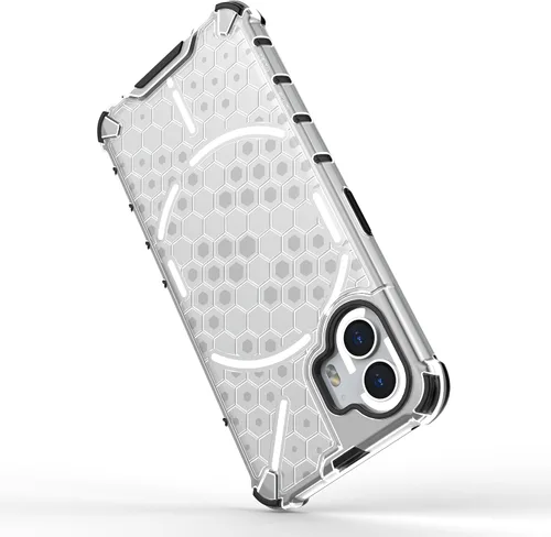 Vista 4 de Funda compatible con Nothing Phone 2, compatible con Nothing Phone (2) / Dos fundas 2 en 1 para teléfono, color negro