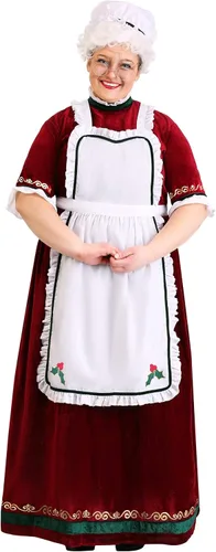 Vista 2 de Disfraz de Mrs. Claus para mujer, talla grande