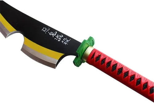 Vista 2 de Espada de demonio samurái de espuma de 41 pulgadas para cosplay (Tengen Uzui)