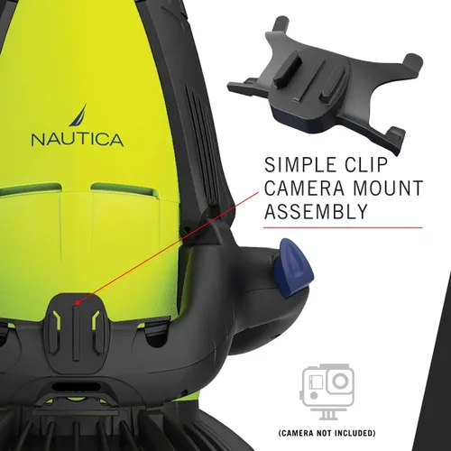 Vista 9 de Nautica J Class Underwater seascooter, Foldable and Travel Ready for Diving, Snorkeling, and Cruising