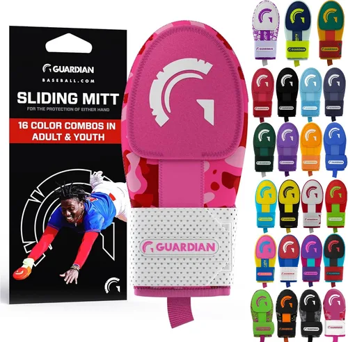 Vista 22 de Guante deslizante Guardian Baseball - Tallas para jóvenes y adultos - Guante deslizante para béisbol - Correa de compresión elástica