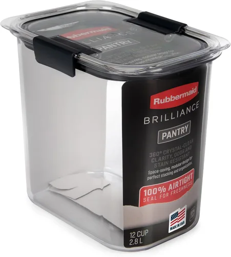 Vista 18 de Rubbermaid Brilliance - Recipientes para almacenar alimentos, libres de bisfenol A, con tapas
