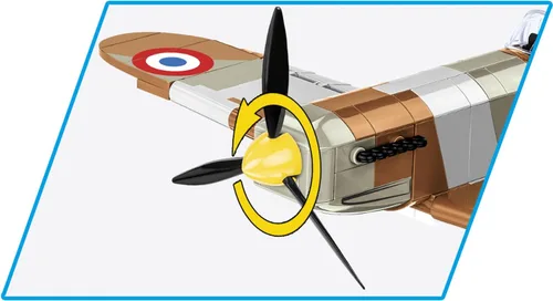 Vista 5 de COBI Colección Histórica Segunda Guerra Mundial Dewoitine D.520 Plane