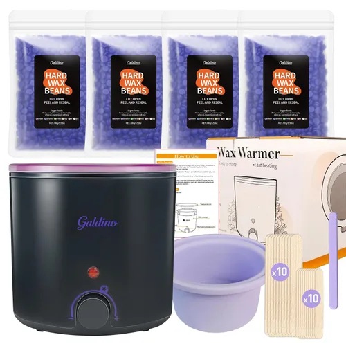 Vista 10 de Kit de cera para mujeres, kit de cera para depilación, olla de cera de 9