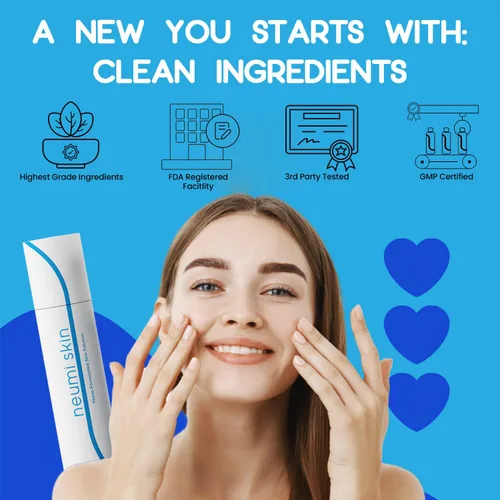 Vista 5 de Neumi Skin Spray facial de 3.4 onzas líquidas (nano-formulado) con glutatión, colágeno y ácido hialurónico, cuidado facial y firme, espray facial