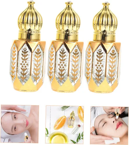 Vista 5 de Ipetboom 9 botellas de rodillo para aceites esenciales con fugas delicadas, frascos de perfume portátiles, masajes para viajes y uso diario