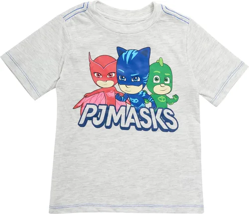 Vista 3 de Pj Masks 3 playeras para niños