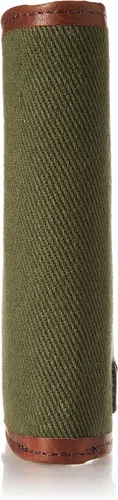 Vista 3 de Lucky Brand Lona para hombre con ribete de cuero RFID Trifold