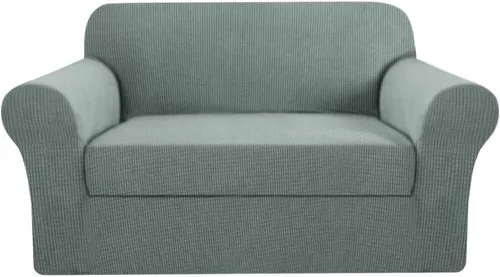 Vista 18 de H.VERSAILTEX - 2 fundas protectoras de licra suave Jacquard para respaldo de silla, lavable a máquina