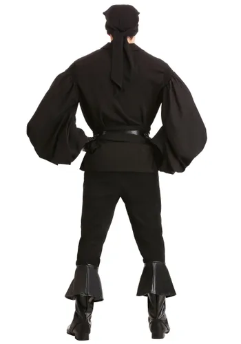 Vista 2 de Disfraz auténtico Westley para hombre talla grande de La princesa prometida Multicolor